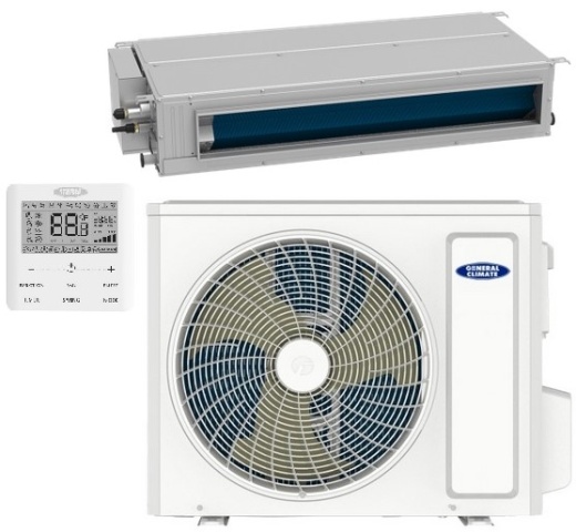 Кондиционер General Climate GC-DNE24HWF / GU-UE24HF канальная сплит-система комплект